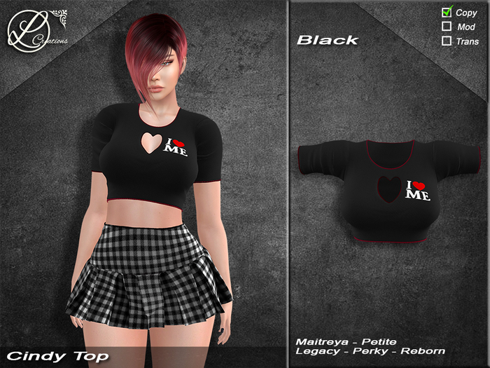 Cindy Top Black