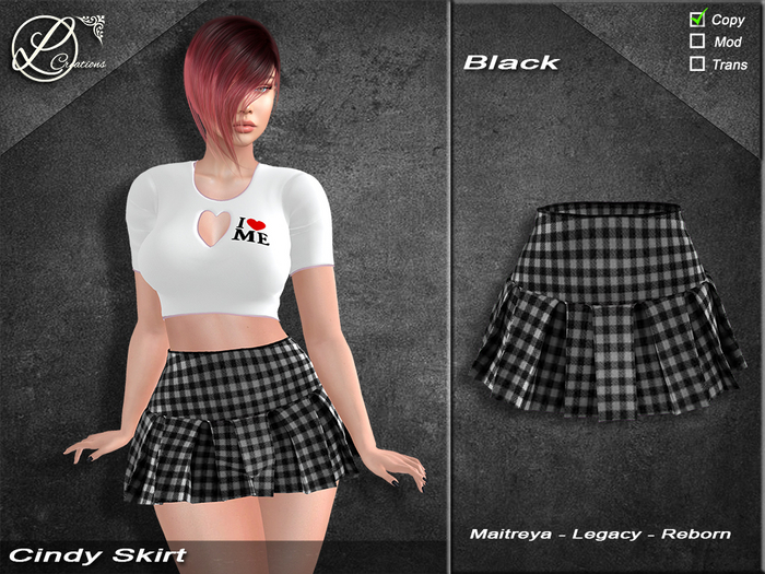 Cindy Skirt Black