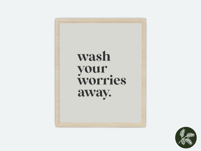 .spruce. potty prints {wash your worries}