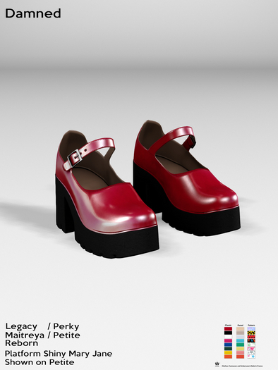 1W Damned Platform Mary Jane