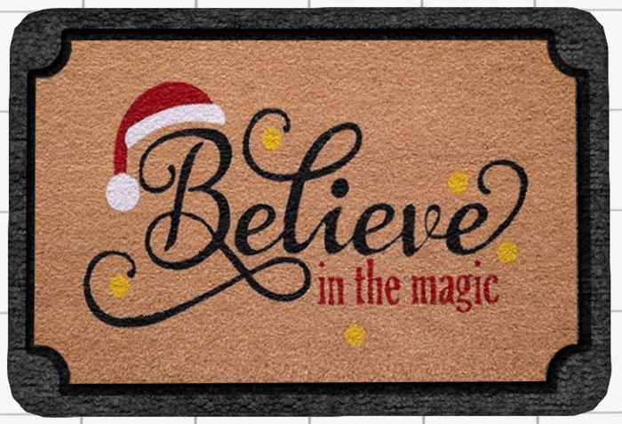 ~Confetti Time~ Welcome Mat Believe in the Magic