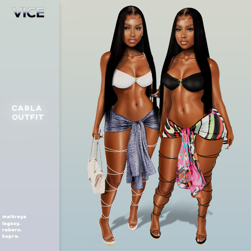 VICE. Carla Scarf Wrapped Skirt "Exclusive Bundle"