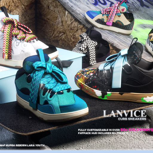 VICE. LANVICE Curb Sneakers "Exclusive Bundle"