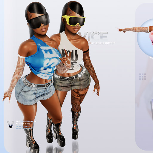 VICE. Mackenzie Denim Skirt "Exclusive BUndle"