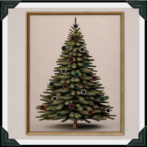 floorplan. framed tree / green [box]