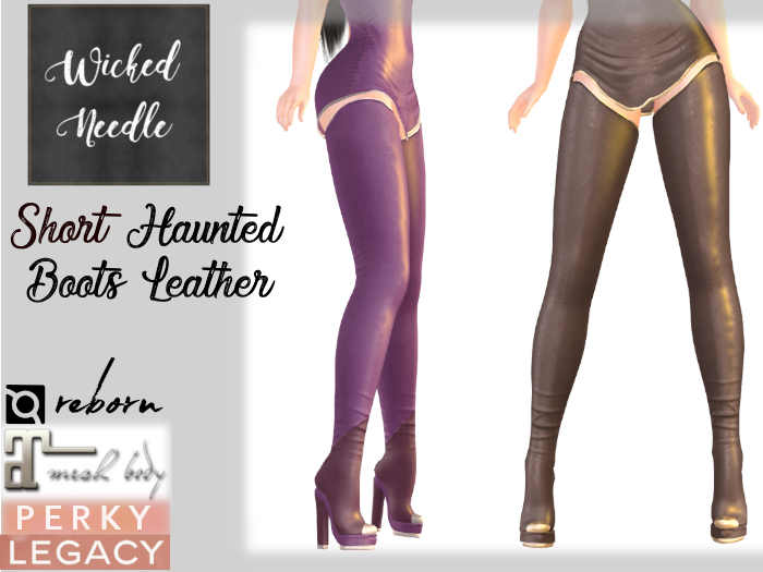 ~W-N~ Shorter Haunted leather Boots