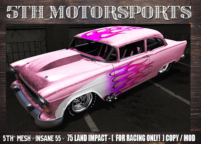 5TH~ Insane 55 ( Pink on Pink ) GEN9 ( For Drag Racing Only ) 