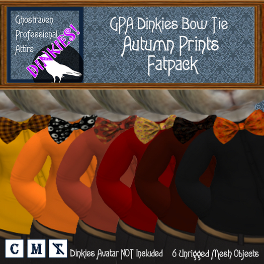 GPA Dinkies Bow Tie - Fatpack Autumn Print