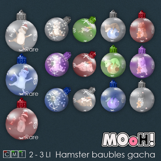 14. MOoH! Blue ball Hamster lantern 3LI RARE