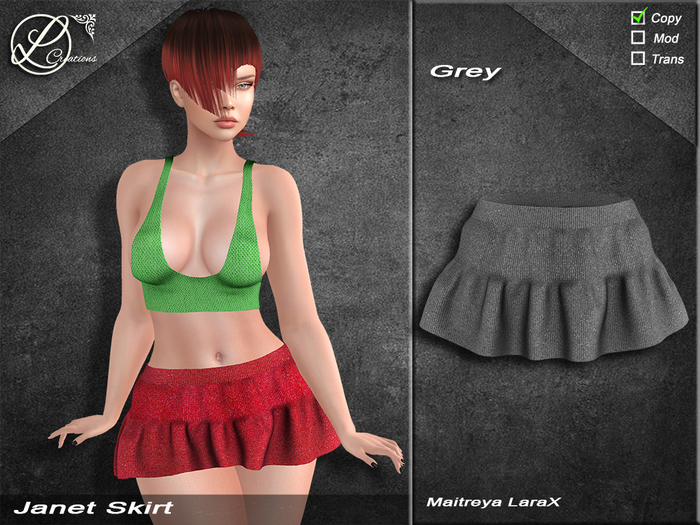 Janet skirt LaraX Grey