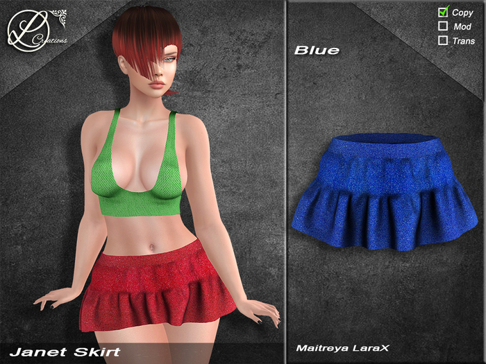 Janet skirt LaraX Blue