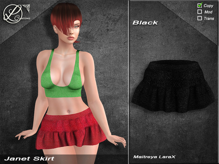 Janet skirt LaraX Black