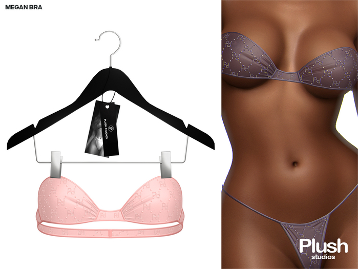 PlushStudios. Megan Bra - Pink
