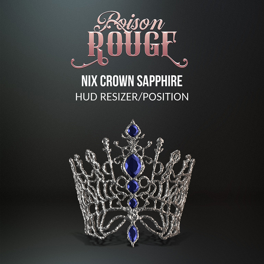 POISON ROUGE Nix Crown Sapphire