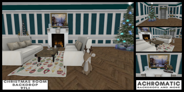 [A] Christmas Room Backdrop