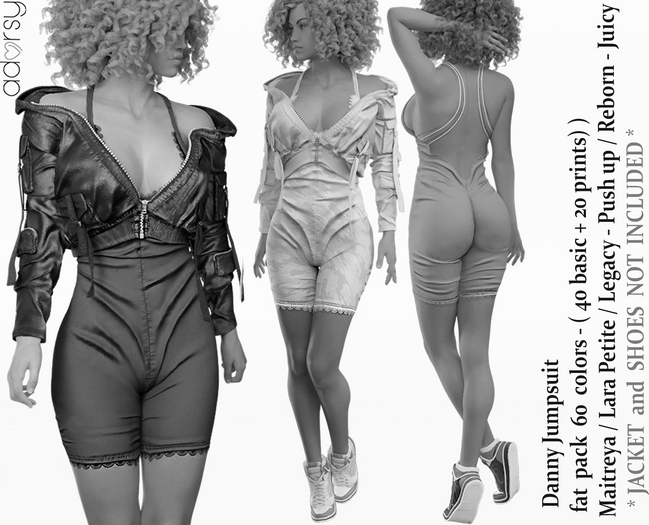 adorsy - Danny Jumpsuit DEMO - Maitreya/Legacy-Nerido/Lara Petite/Reborn-Juicy