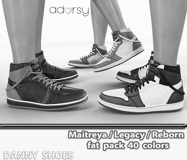 adorsy - Danny Shoes DEMO - Maitreya/Legacy-Nerido/Lara Petite/Reborn-Juicy