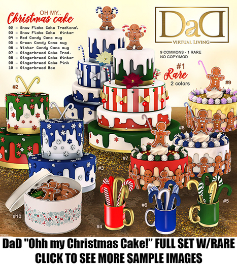 01 - DaD "Ohh my Christmas Cake!" RARE 