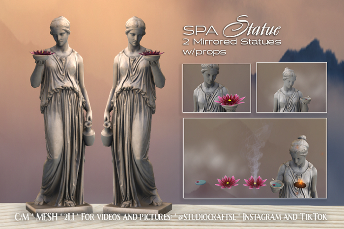Studio Craft * SPA Roman Statue w/props (BOX)