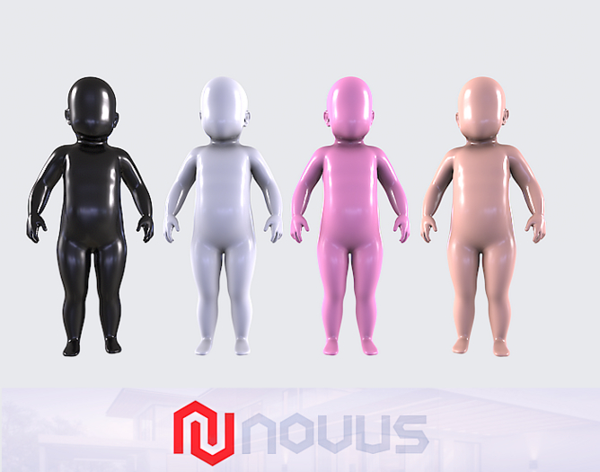 Display Child Mannequin - Girl Colors {Mesh}