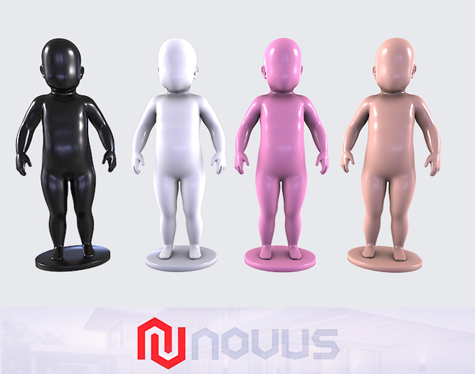 Display Child Mannequin/Base: Girl Colors {Mesh}