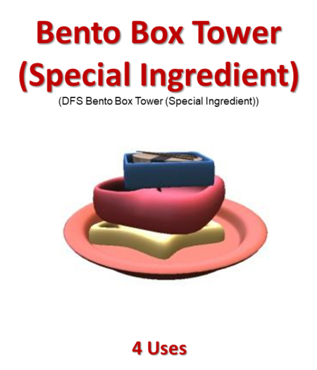 DFS Bento Box Tower (Special Ingredient) (DFS - Texture Only)
