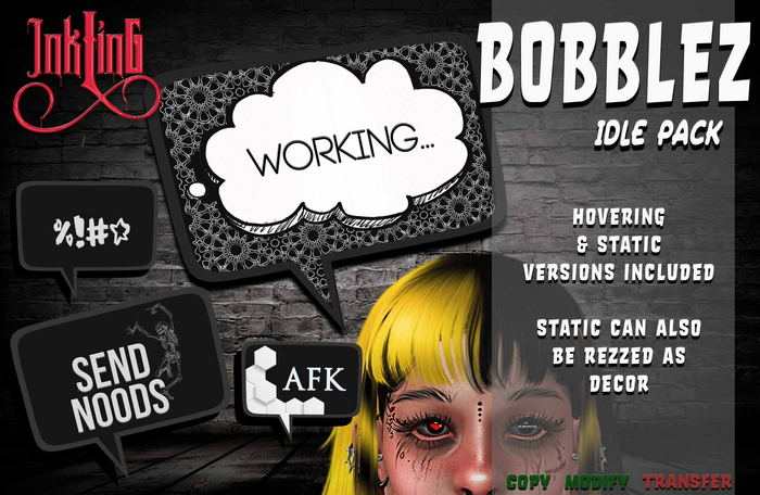 Inkling //  Bobblez // Idle Pack 