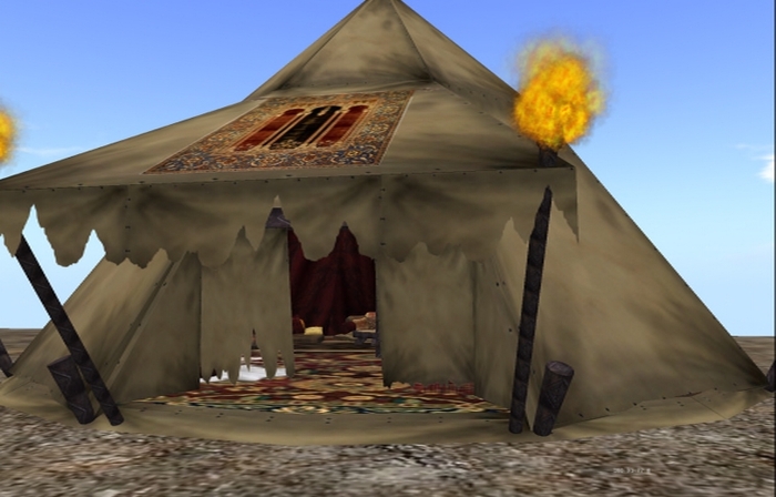 MEETING TENT-SAND