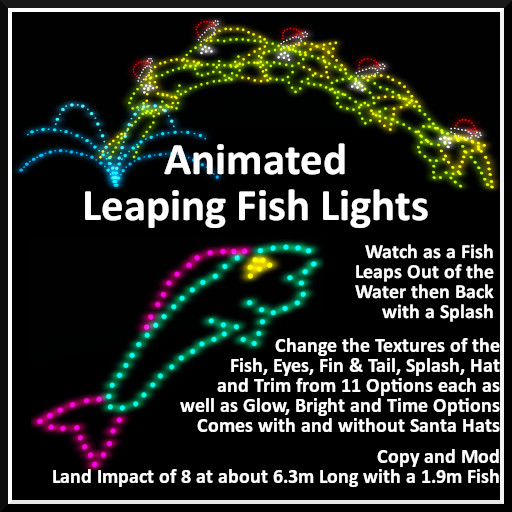 Ever Green - Animated Leaping Light Fish