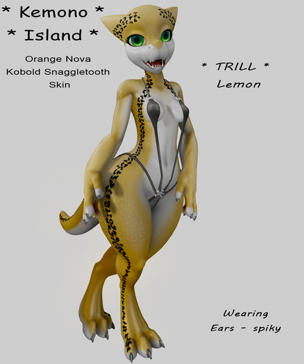 Kemono Island - Kobold Snaggletooth Trill Lemon v3