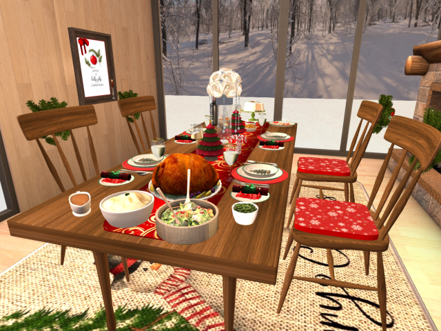 Christmas Dinner table