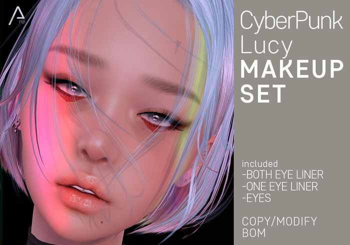 " ANJI " _ ANJI_ LUCY EYE MAKEUP SET_cyberpunk
