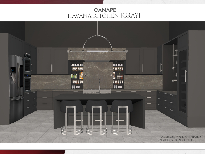 [Canape] Havana Kitchen GRAY