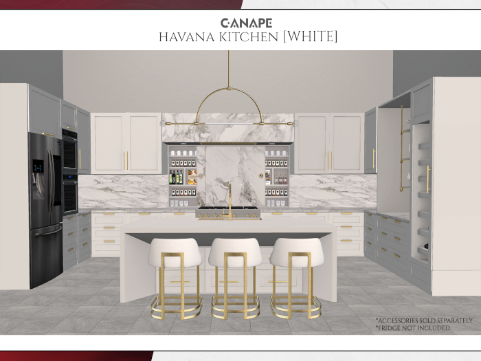 [Canape] Havana Kitchen WHITE