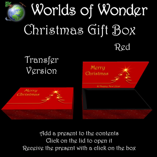 WoW Christmas Gift Box - Red 1.0T