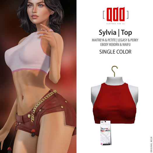 [ADD] Sylvia Top - Red