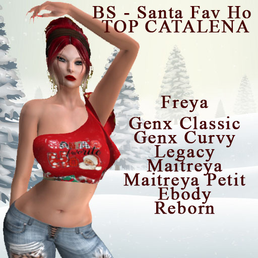 BS - Santa Fav Ho TOP CATALENA- Add Me to Open Boxed