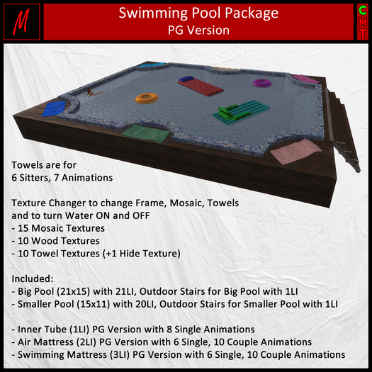 Michelle's Swimming Pool - PG Package