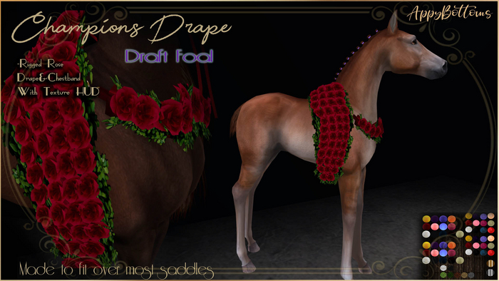:AppyBottoms: TeeglePet ChampionsDrape (DFoal)