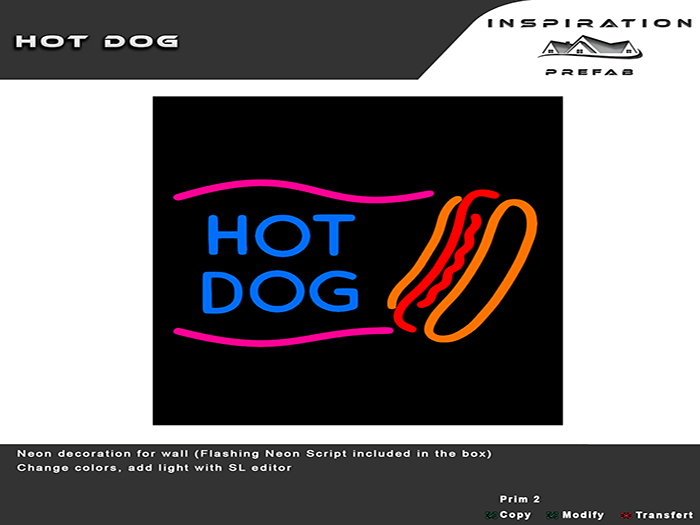 NEON HOT DOG