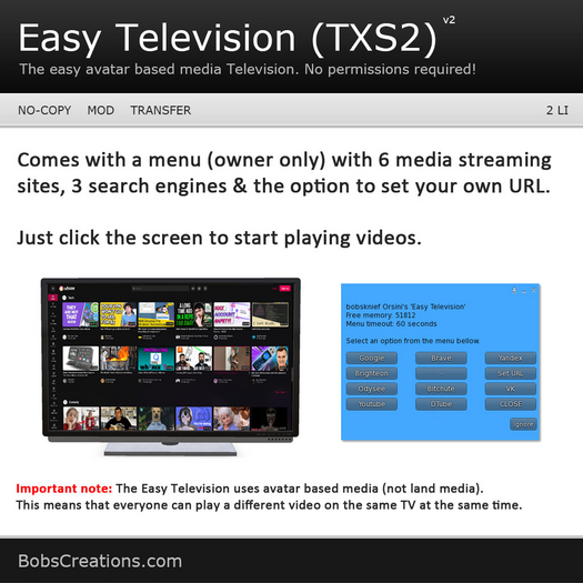 Easy Television V2 (TXS2) 