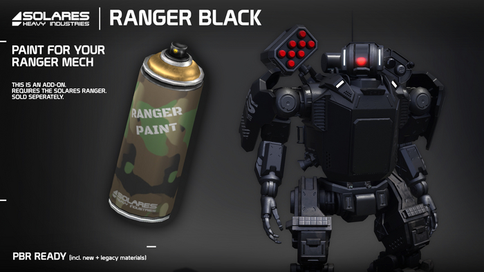 solares >> Ranger Paint - Black