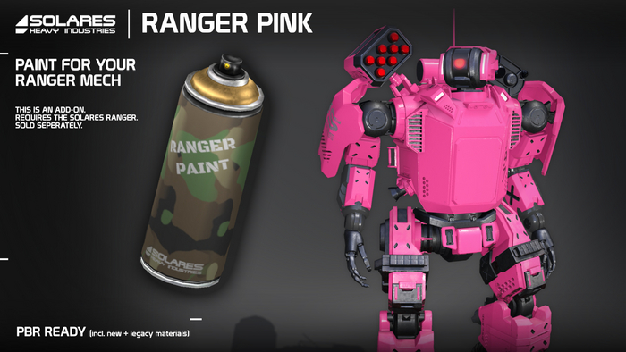 solares >> Ranger Paint - Pink