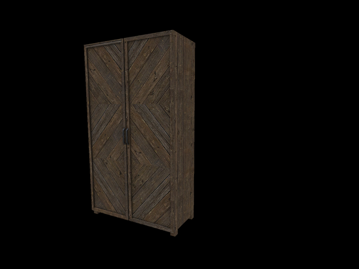 ~Bracing Chaos~ Dark Wood Armoire