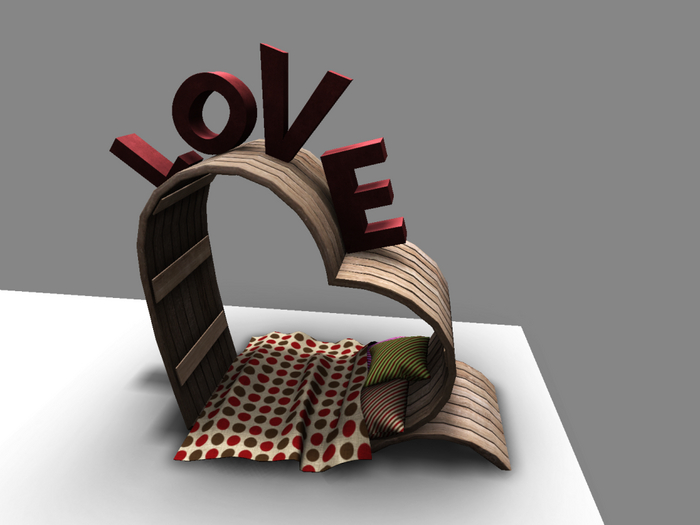 ~Bracing Chaos~ Red Garden Love Bed