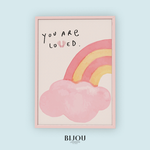 BIJOU :: Loved Print - Rainbow Pink *add me*