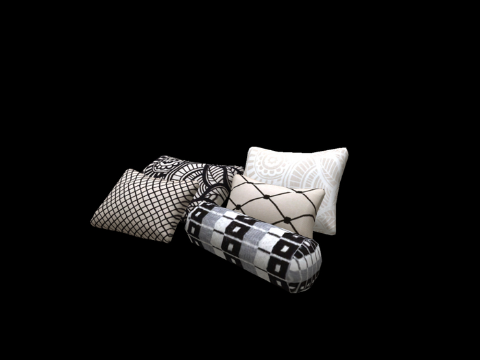 ~Bracing Chaos~ B&W Decorative Cushions