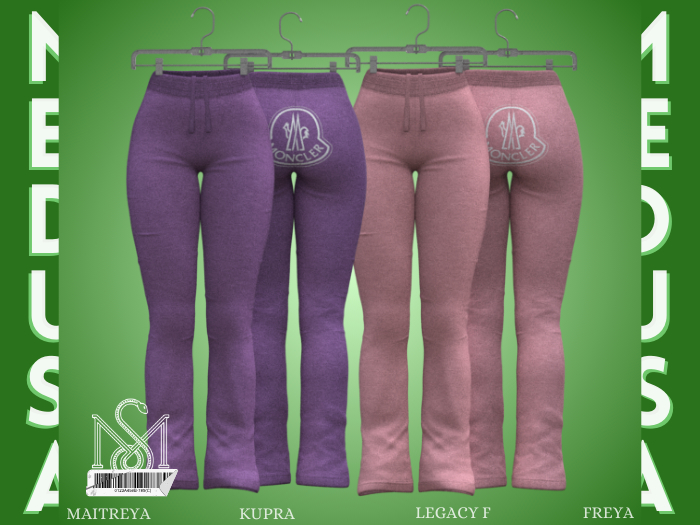 EC' MS X PAIGE PANTS PURPLE AND ROSE