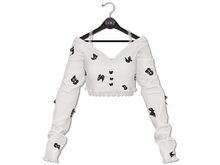 Loki - Cynthia Flutter Cardigan - White