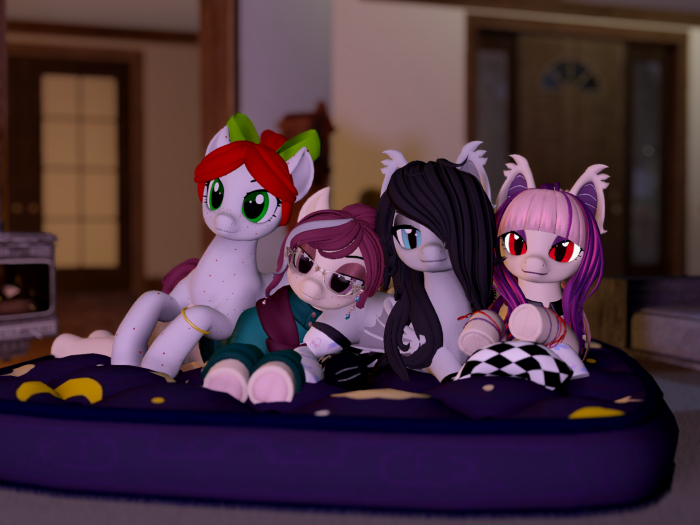 [OP] 4 Pony Cuddle Mattress